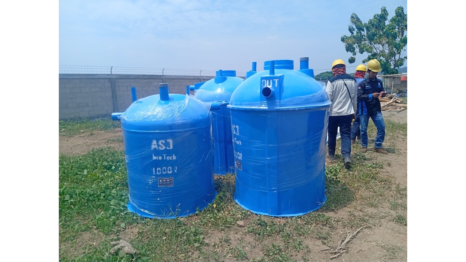 Pengiriman Bio Septictank 1000 L dan 1500 L di Ngoro Mojokerto